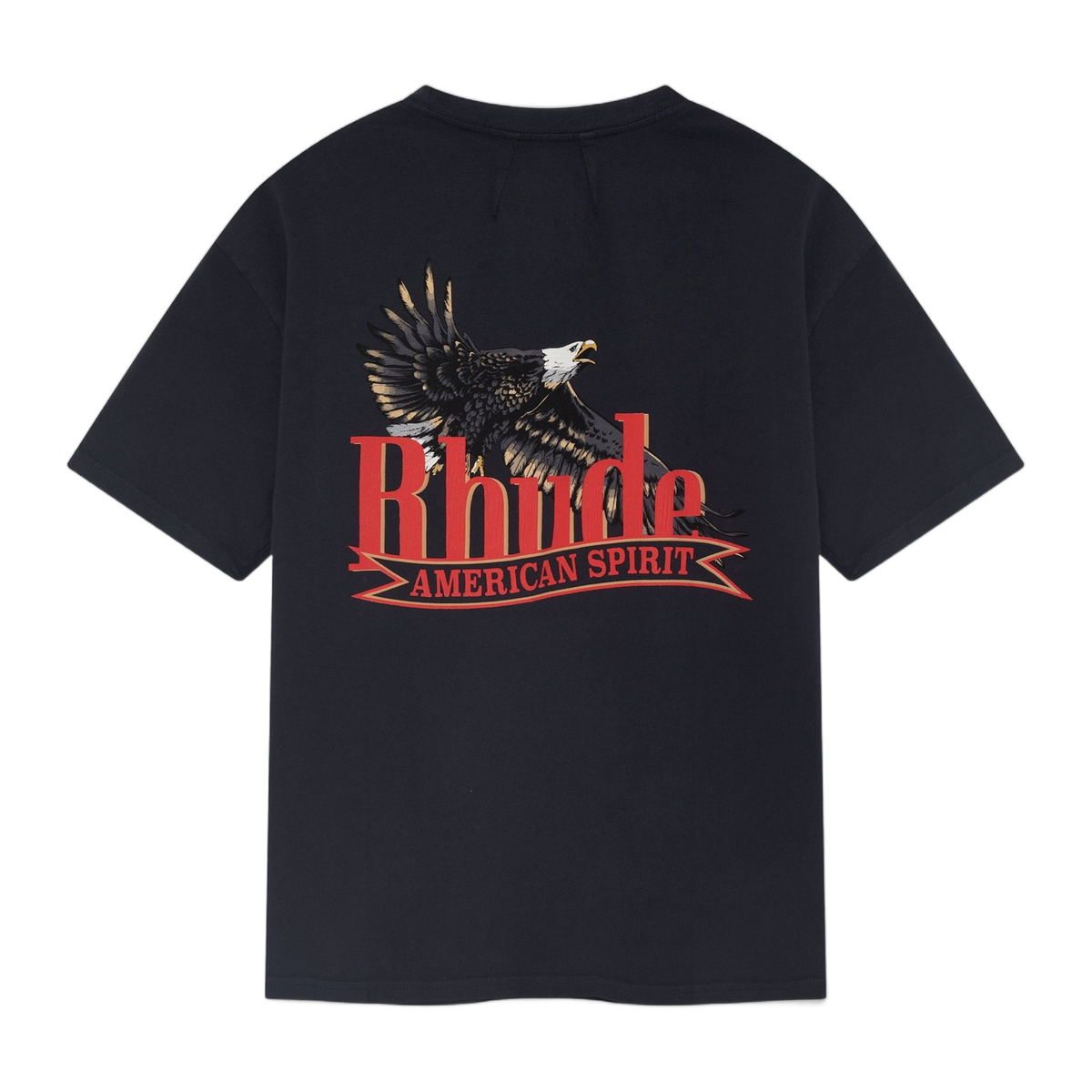 RHUDE AMERICAN SPIRIT POCKET TEE VINTAGE BLACK