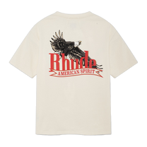 RHUDE AMERICAN SPIRIT POCKET TEE VINTAGE WHITE