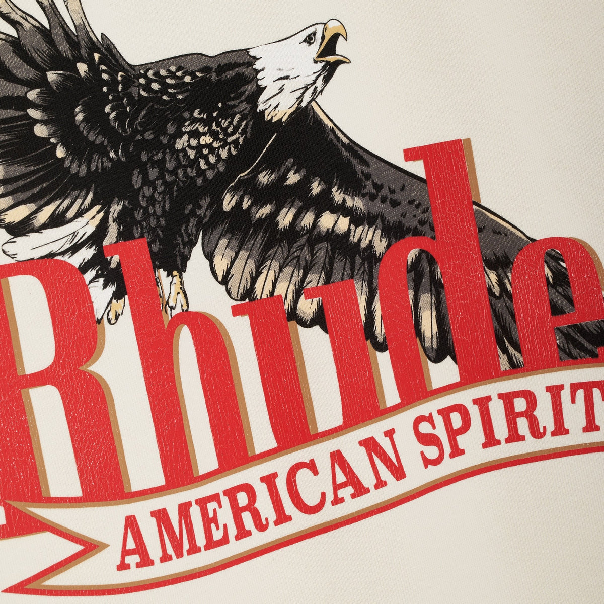 RHUDE AMERICAN SPIRIT POCKET TEE VINTAGE WHITE
