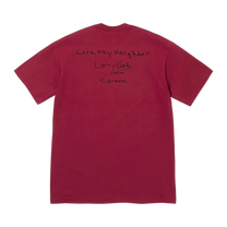 Supreme x Larry Clark Neighbor Tee 'Cardinal' · kolab