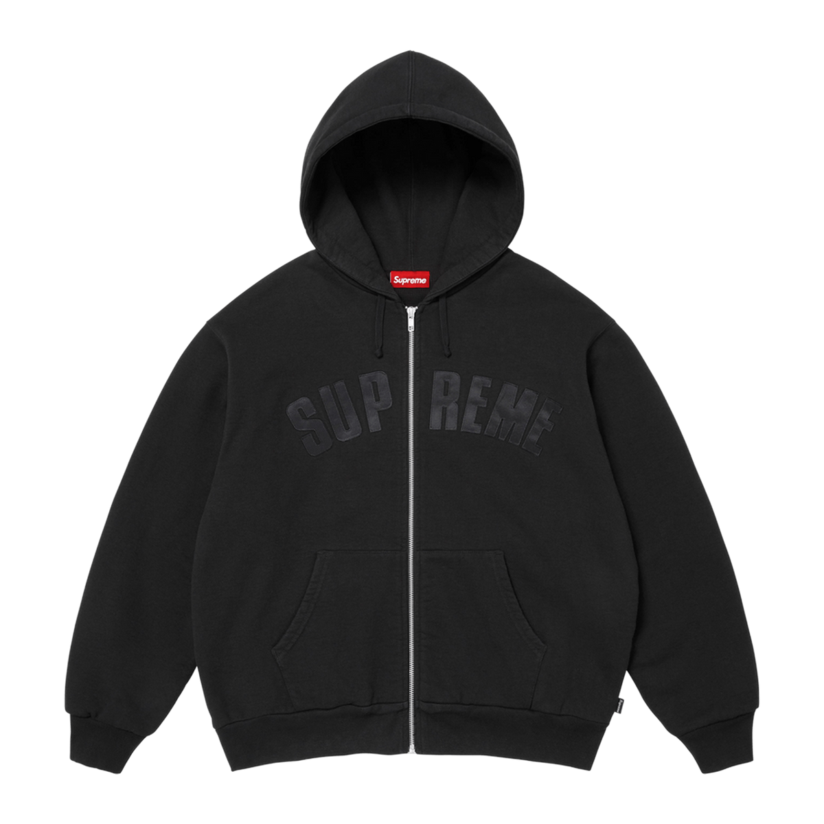 Supreme Arc Thermal Lined Zip Up Hooded Sweatshirt 'Black' · kolab
