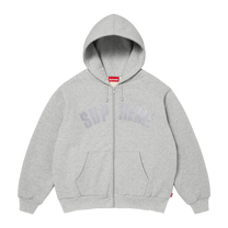 Supreme Arc Thermal Lined Zip Up Hooded Sweatshirt 'Heather Grey' · kolab