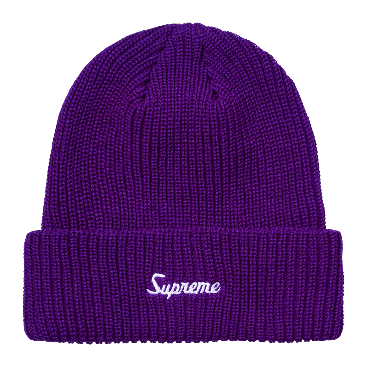 Supreme Loose Gauge Beanie 'Purple' · kolab