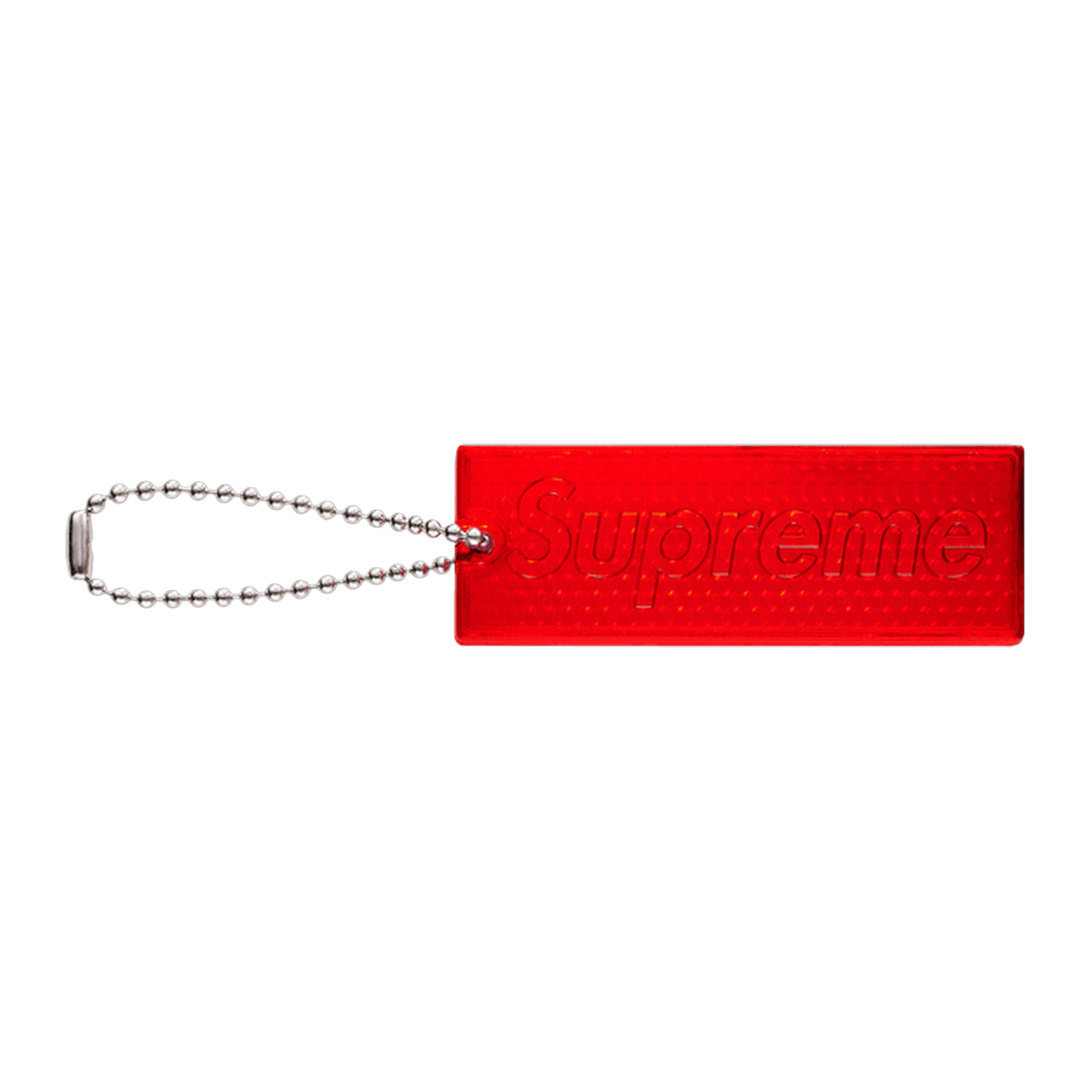 Supreme Reflective Keychain Red · kolab