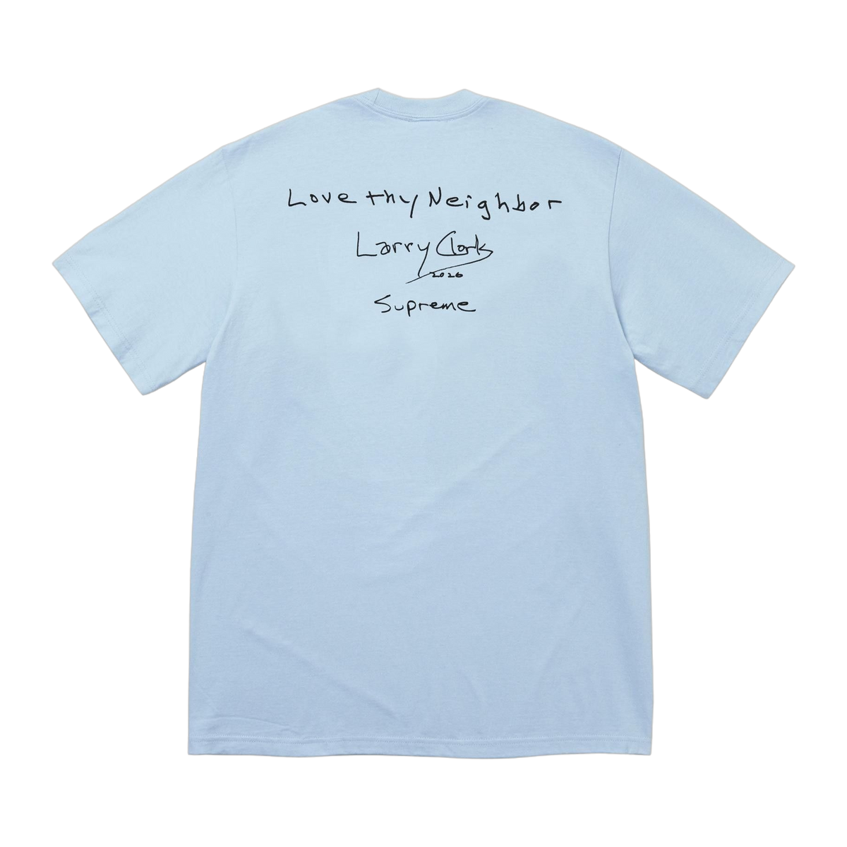 Supreme x Larry Clark Neighbor Tee 'Powder Blue' · kolab