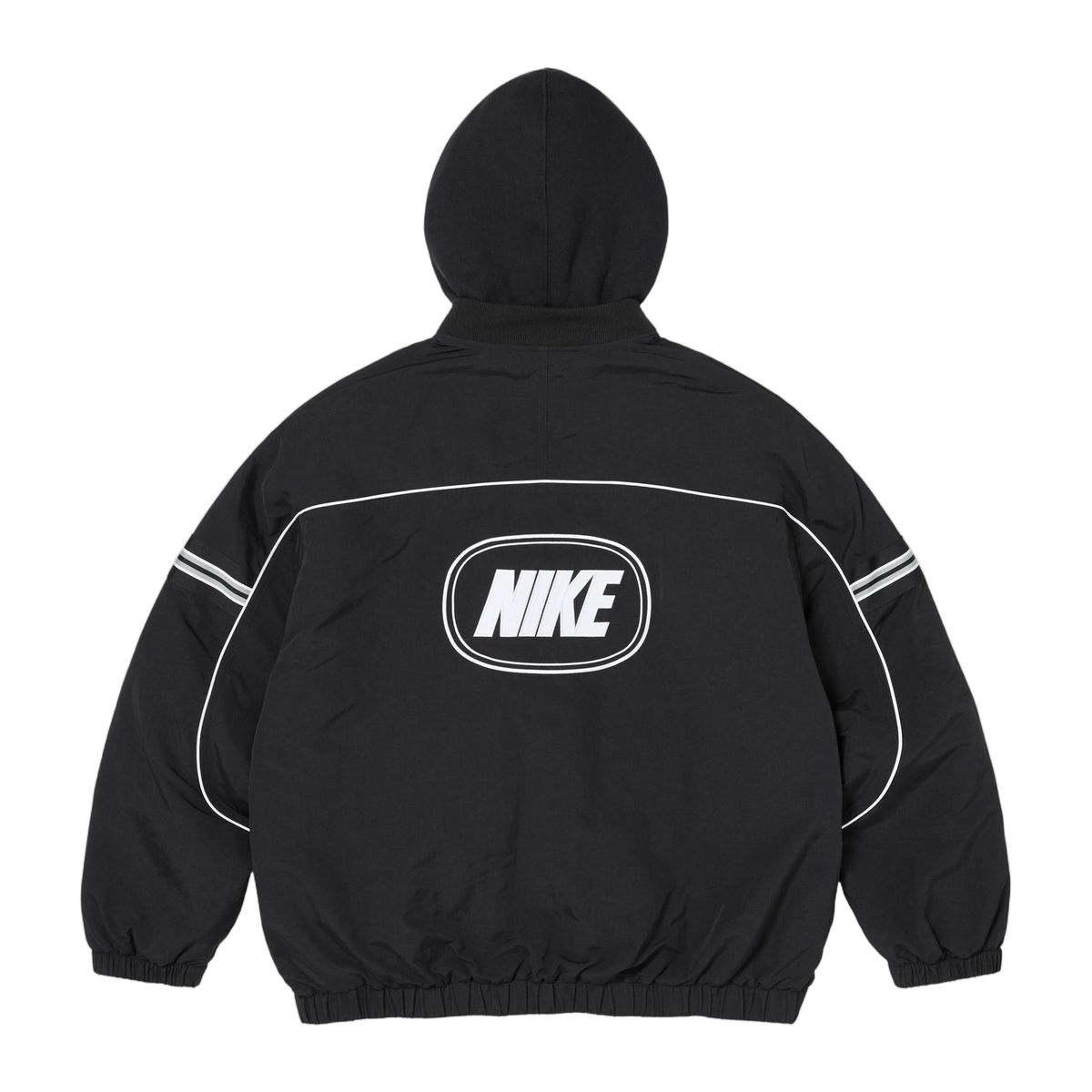 Supreme x Nike Nylon Hooded Jacket 'Black' · kolab