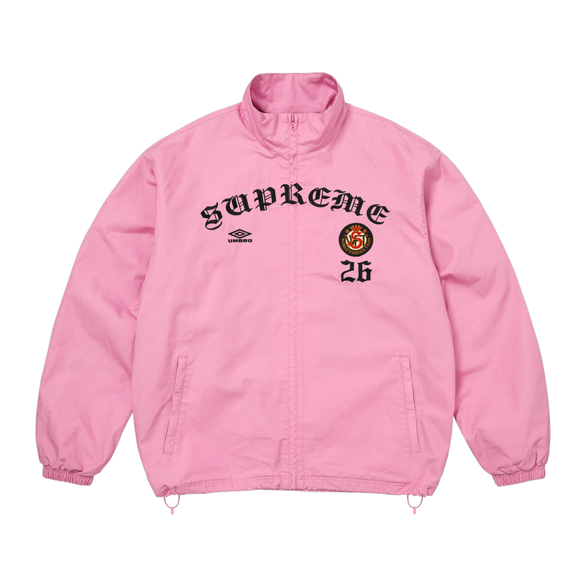 Supreme x Umbro Cotton Ripstop Track Jacket 'Pink' · kolab