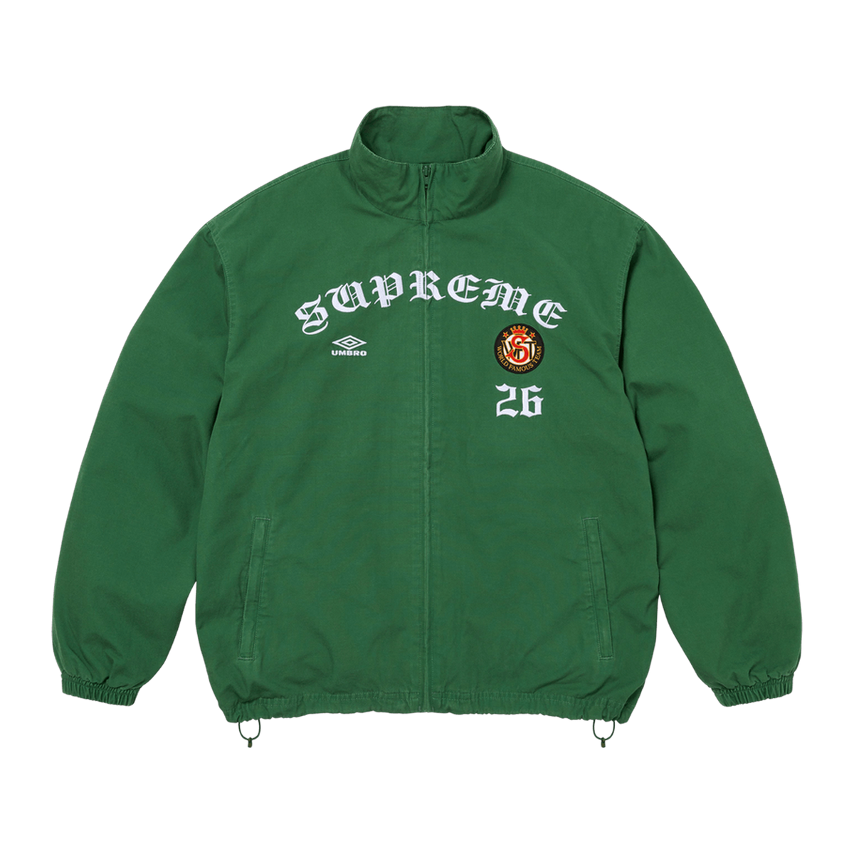 Supreme x Umbro Cotton Ripstop Track Jacket 'Green' · kolab