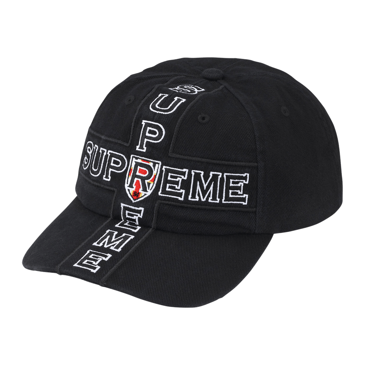 Supreme Cross 6-Panel 'Black' · kolab