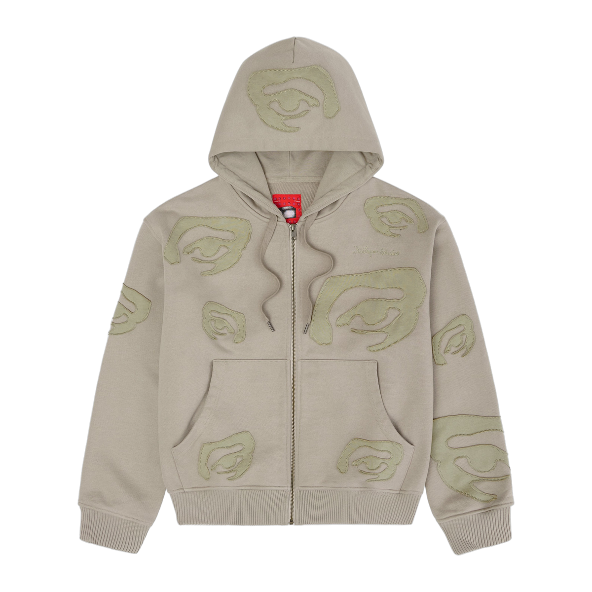 Allover Eye Hoodie Sand