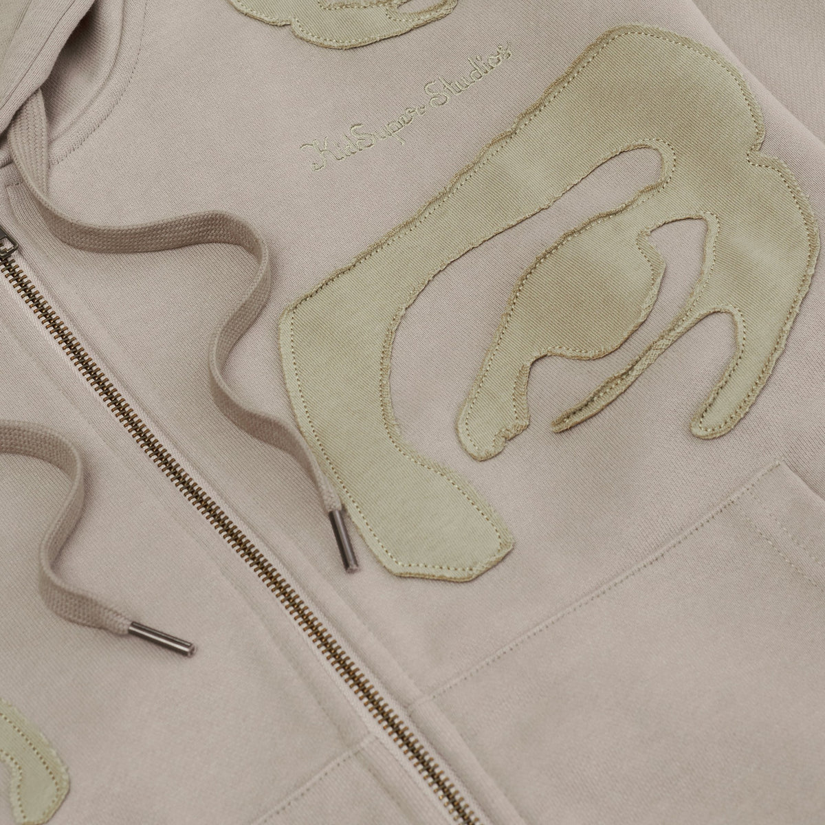 Allover Eye Hoodie Sand