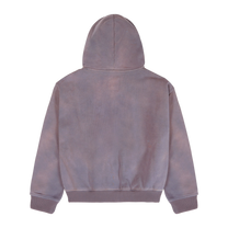 Face Hoodie Plum