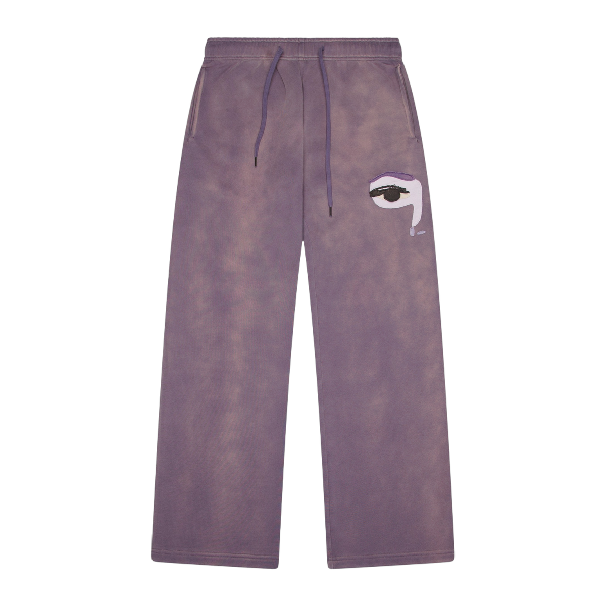 Face Sweatpants Plum