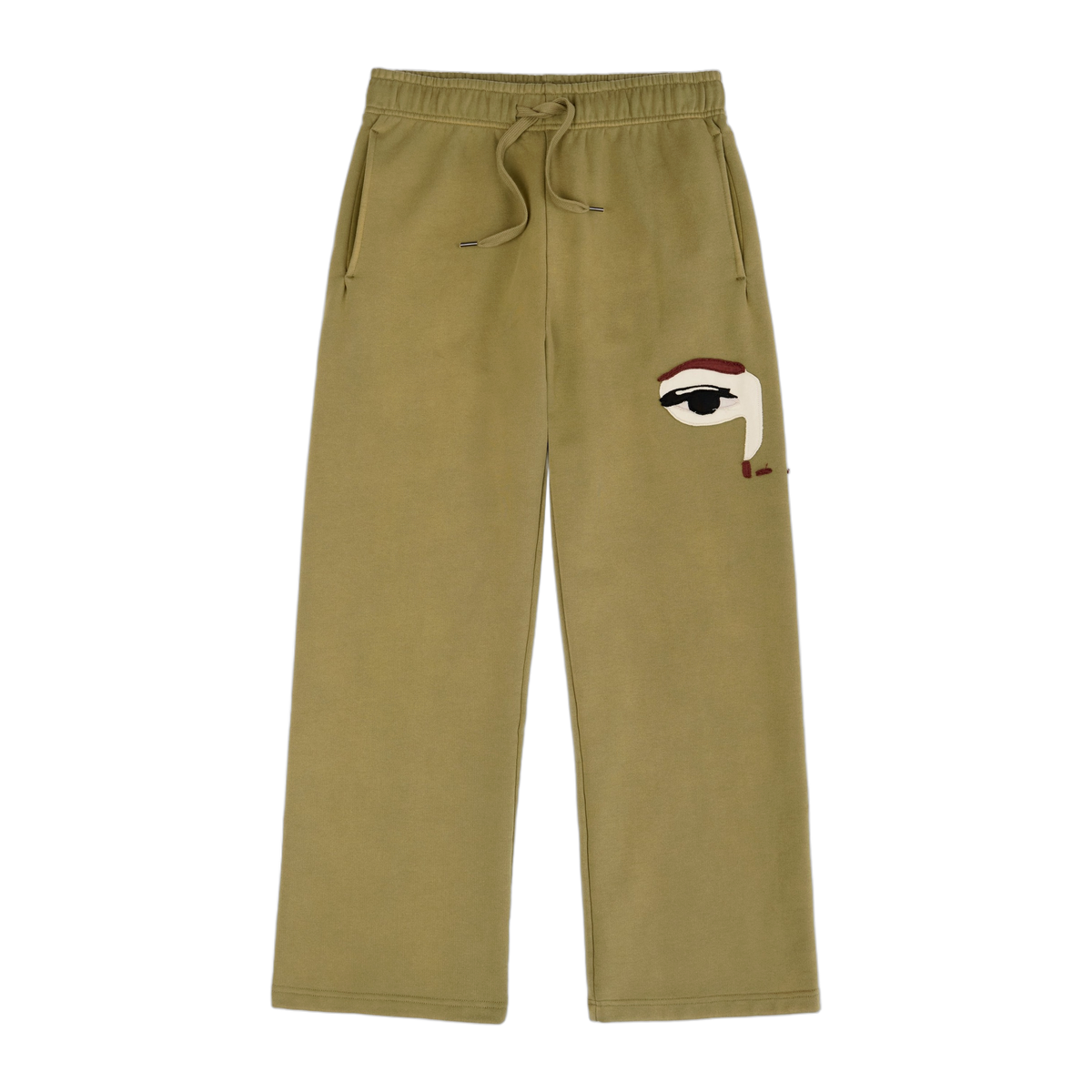 Face Sweatpants Forest Green