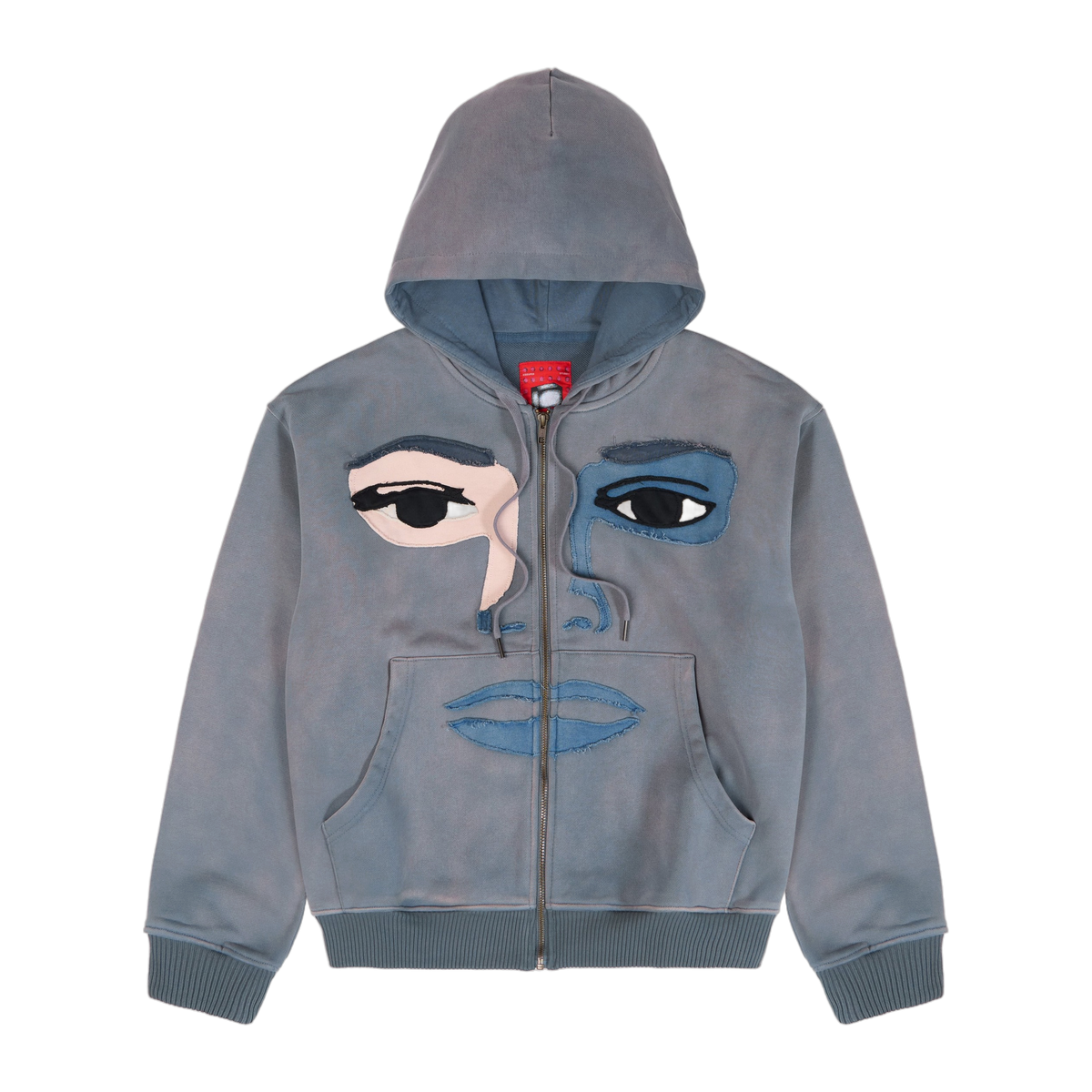 Face Hoodie Slate