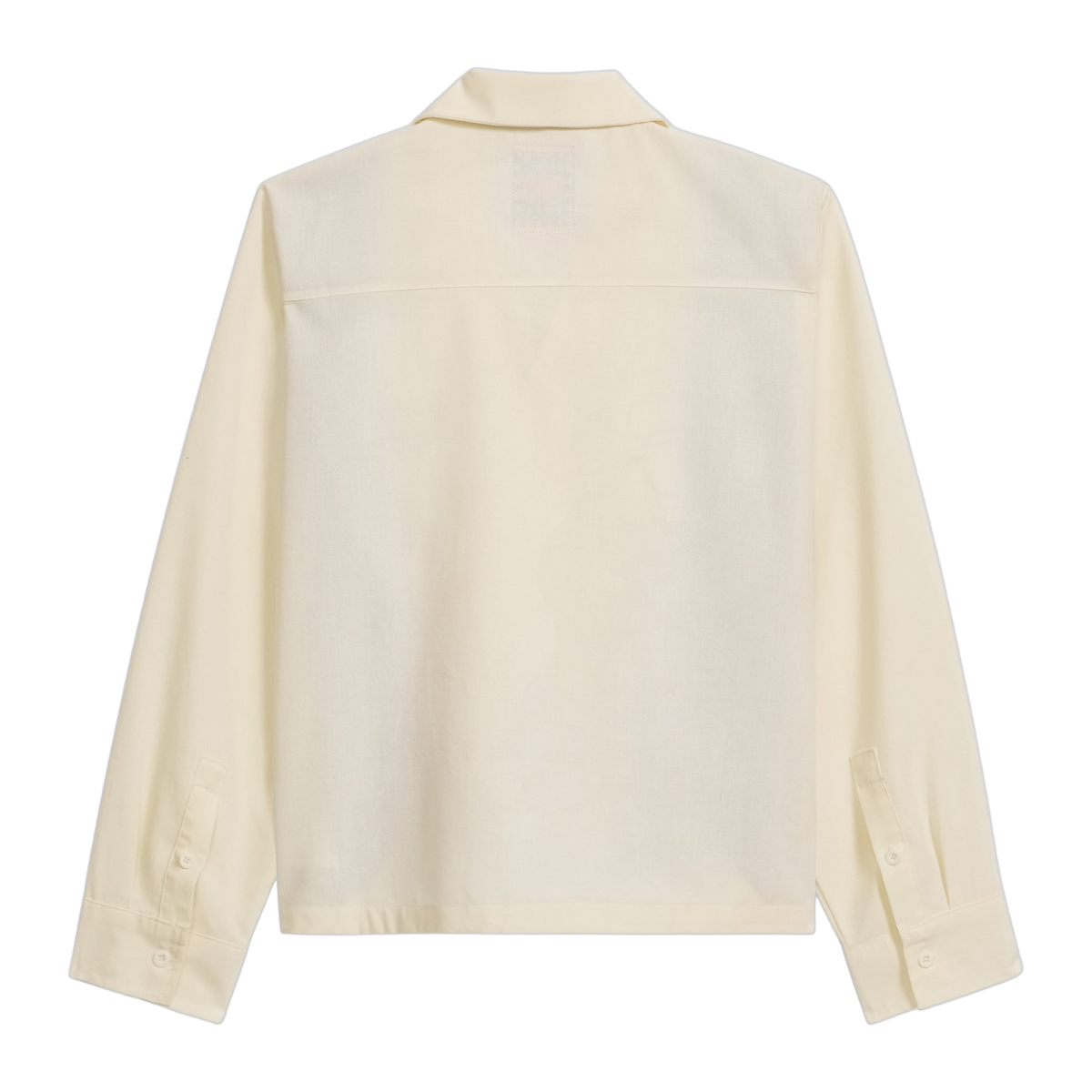 Face Camp Collar Button up Longsleeve Cream
