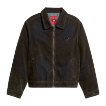 Flocked Work Jacket Brown