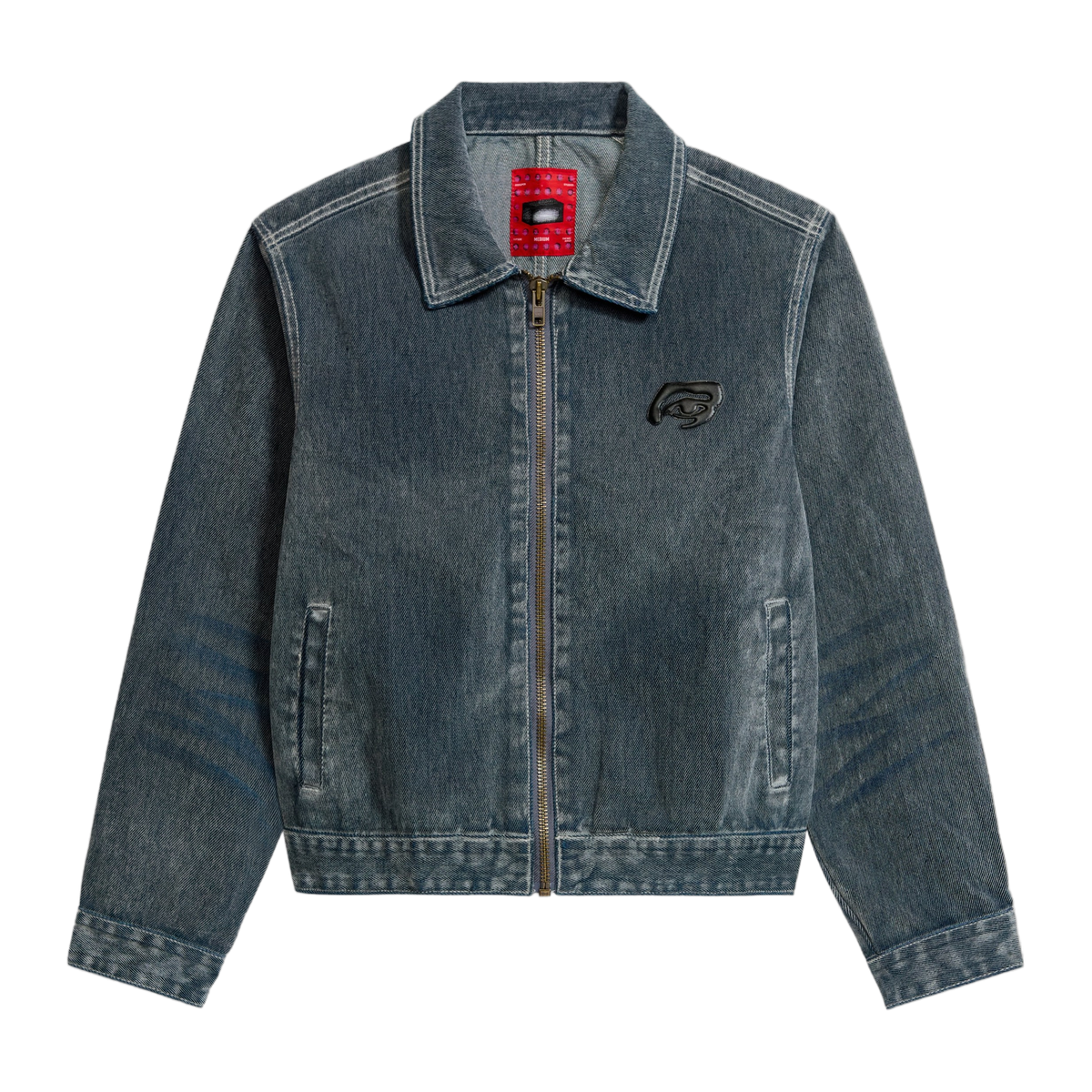 Flocked Work Jacket Washed Gray