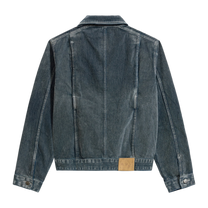 Flocked Work Jacket Washed Gray