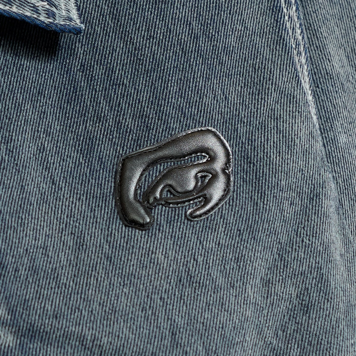 Flocked Work Jacket Washed Gray