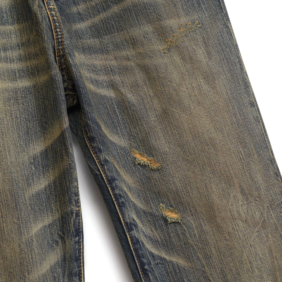 Slim Flare Dove Denim Pant Deep Washed