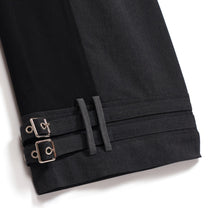 Patchwork Curved Trouser Black