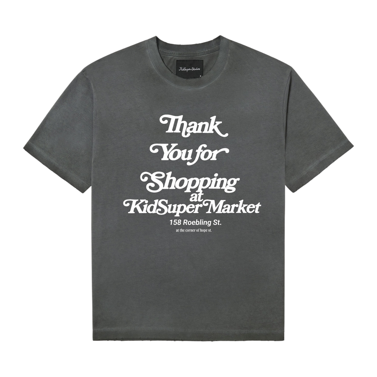 Thank You for Shopping Tee Washed Black
