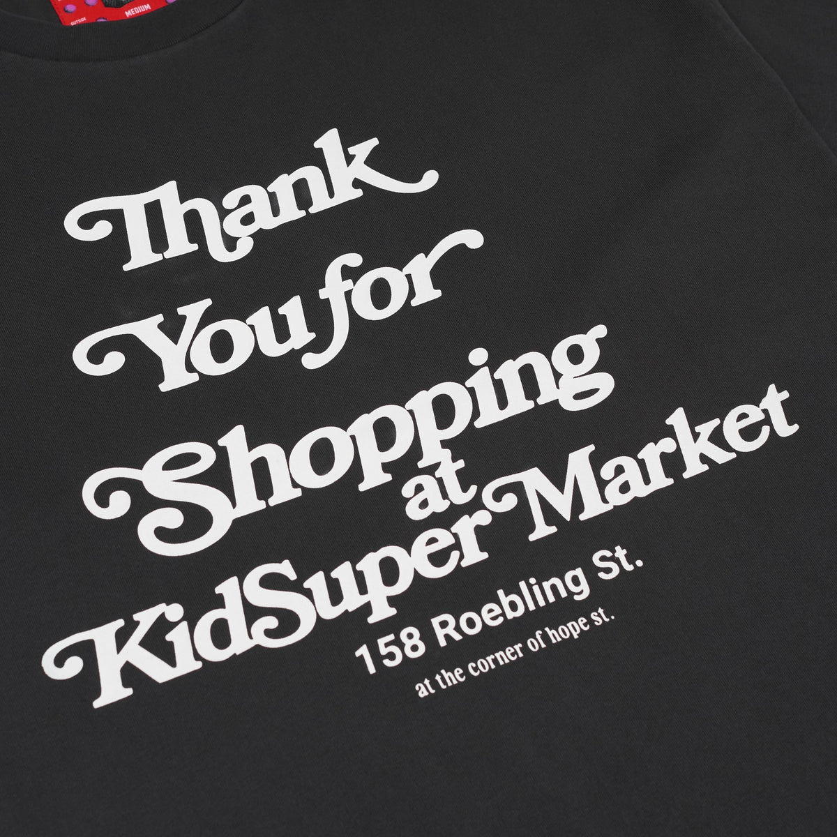 Thank You for Shopping Tee Washed Black