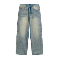 Light Wash Dove Denim Pants Light Mud Wash