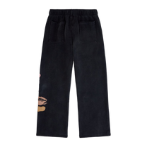 Side Eye Face Sweats Black