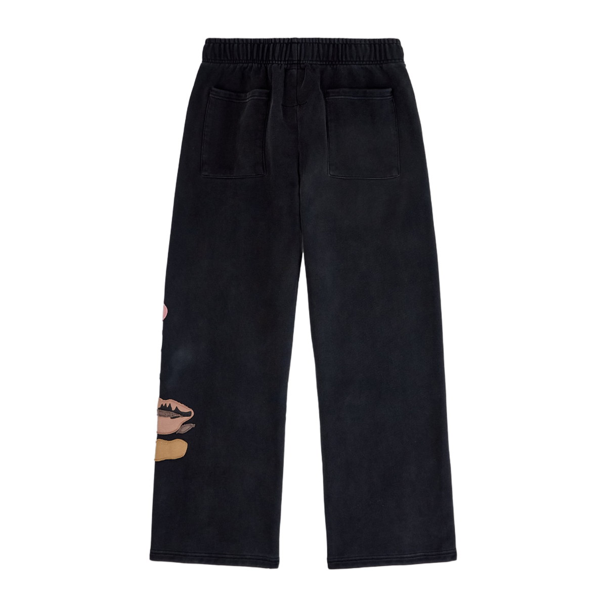 Side Eye Face Sweats Black