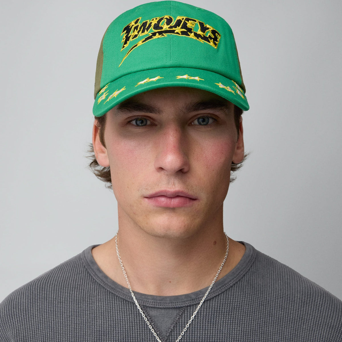 Embroidered Green Dad Cap
