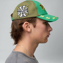 Embroidered Green Dad Cap