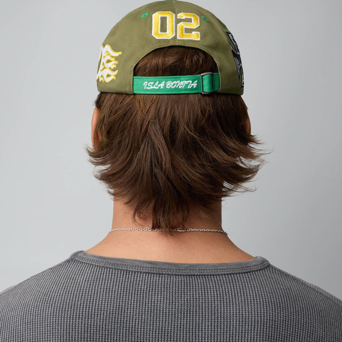 Embroidered Green Dad Cap