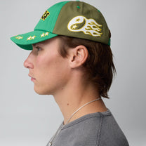 Embroidered Green Dad Cap