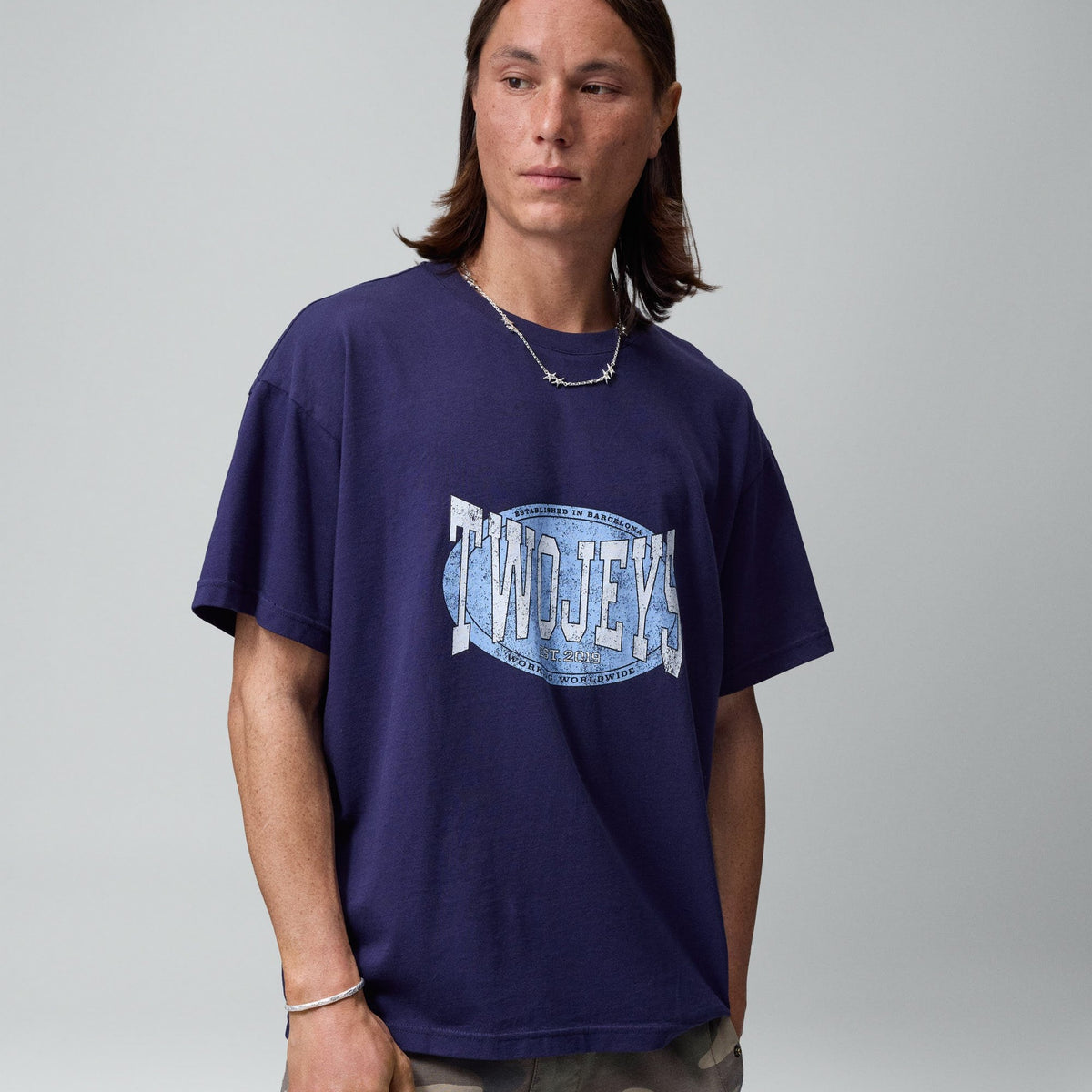Worldwide Tee Navy