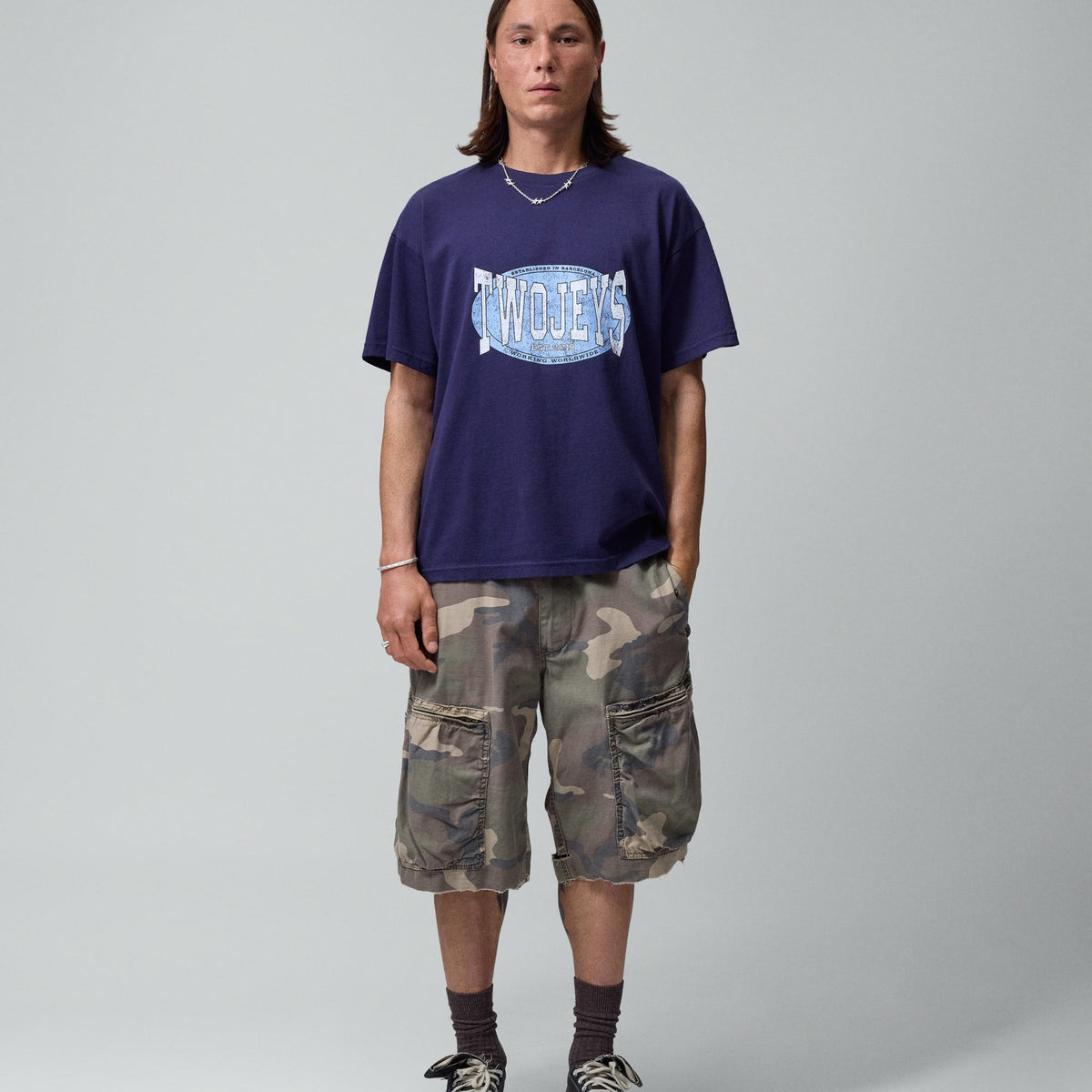 Worldwide Tee Navy
