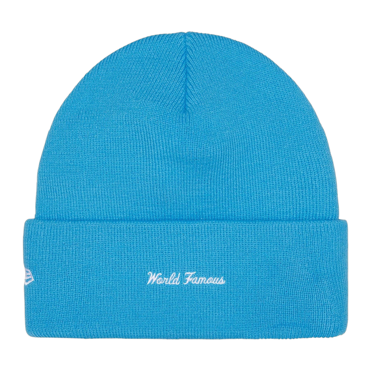 Supreme New Era Box Logo Beanie 'Cyan' · kolab