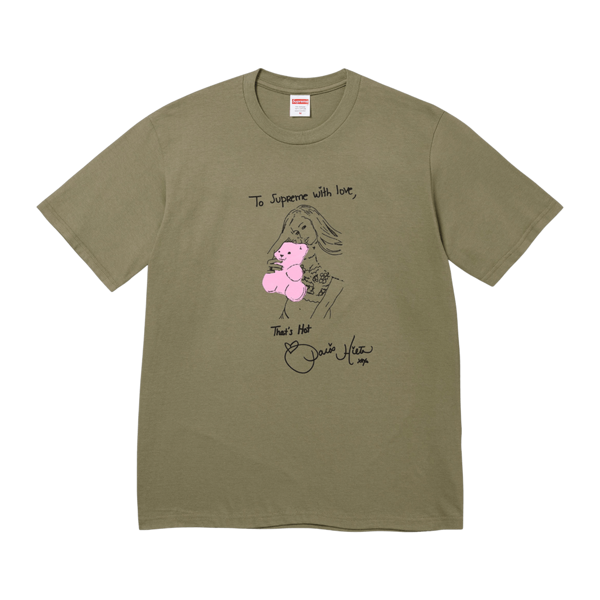 Supreme Paris Tee 'Light Olive' · kolab