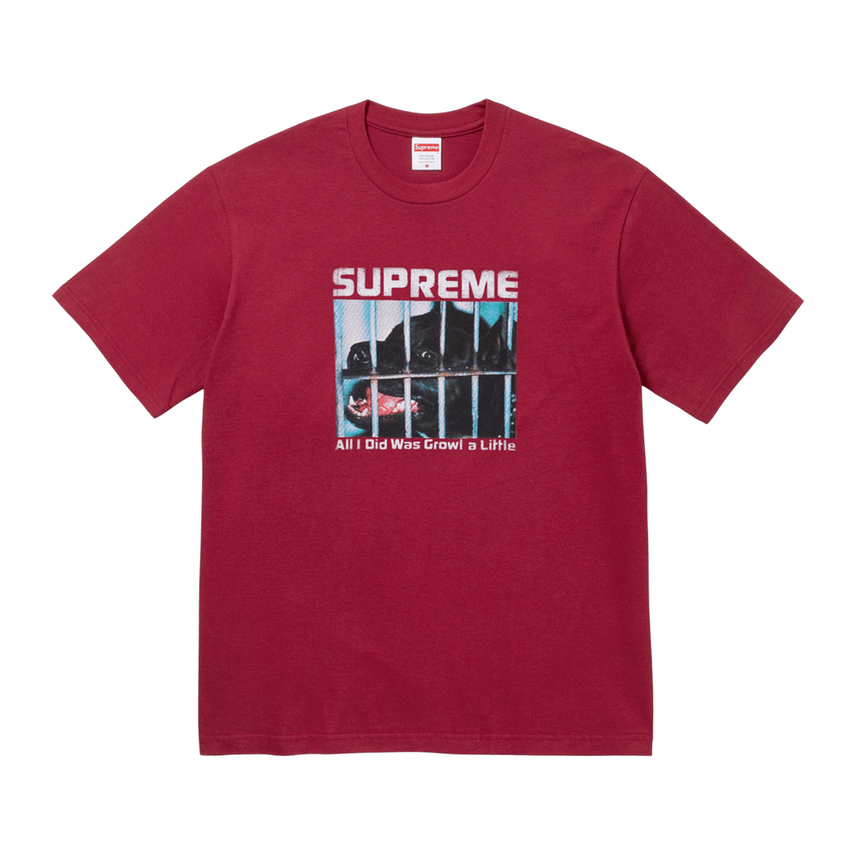 Supreme Growl Tee 'Cardinal' · kolab