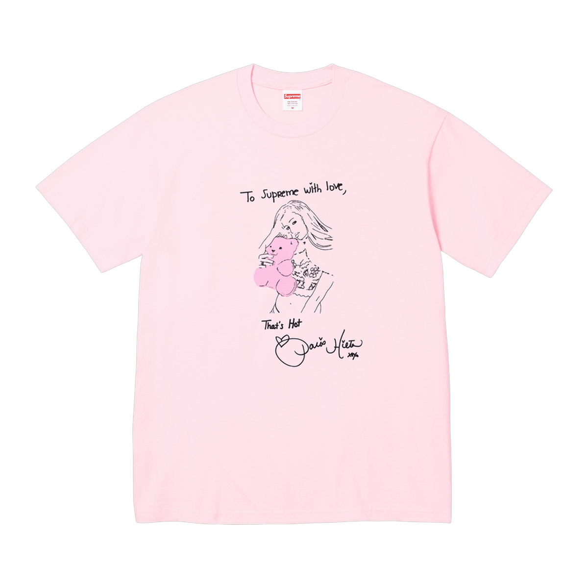 Supreme Paris Tee 'Light Pink' · kolab