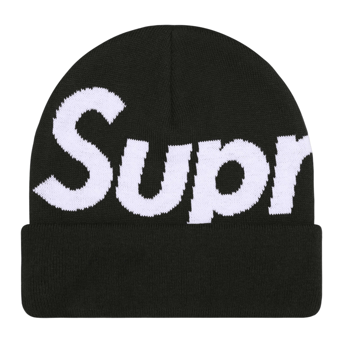 Supreme Big Logo Beanie 'Black' · kolab