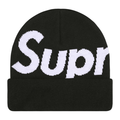 Supreme Big Logo Beanie 'Black'