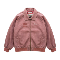 DR4 Sun Faded Rose Bomber Jacket