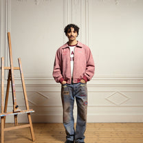 DR4 Sun Faded Rose Bomber Jacket