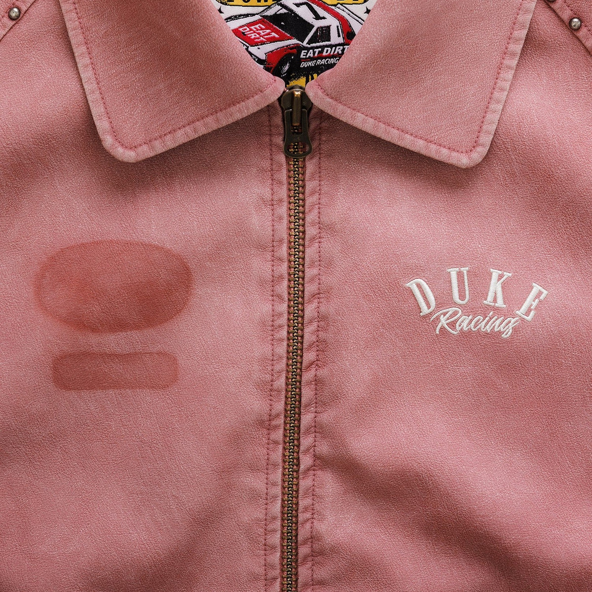 DR4 Sun Faded Rose Bomber Jacket