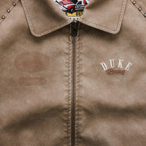 DR4 Sun Faded Tan Bomber Jacket