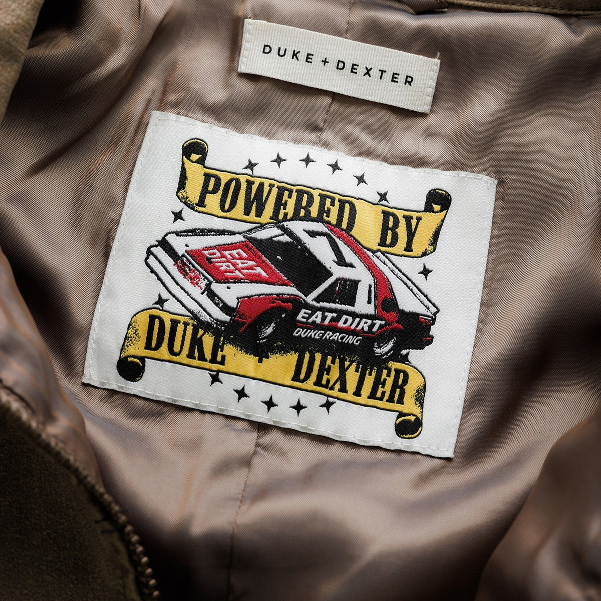 DR4 Sun Faded Tan Bomber Jacket