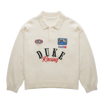 DR4 Cream Racing Polo
