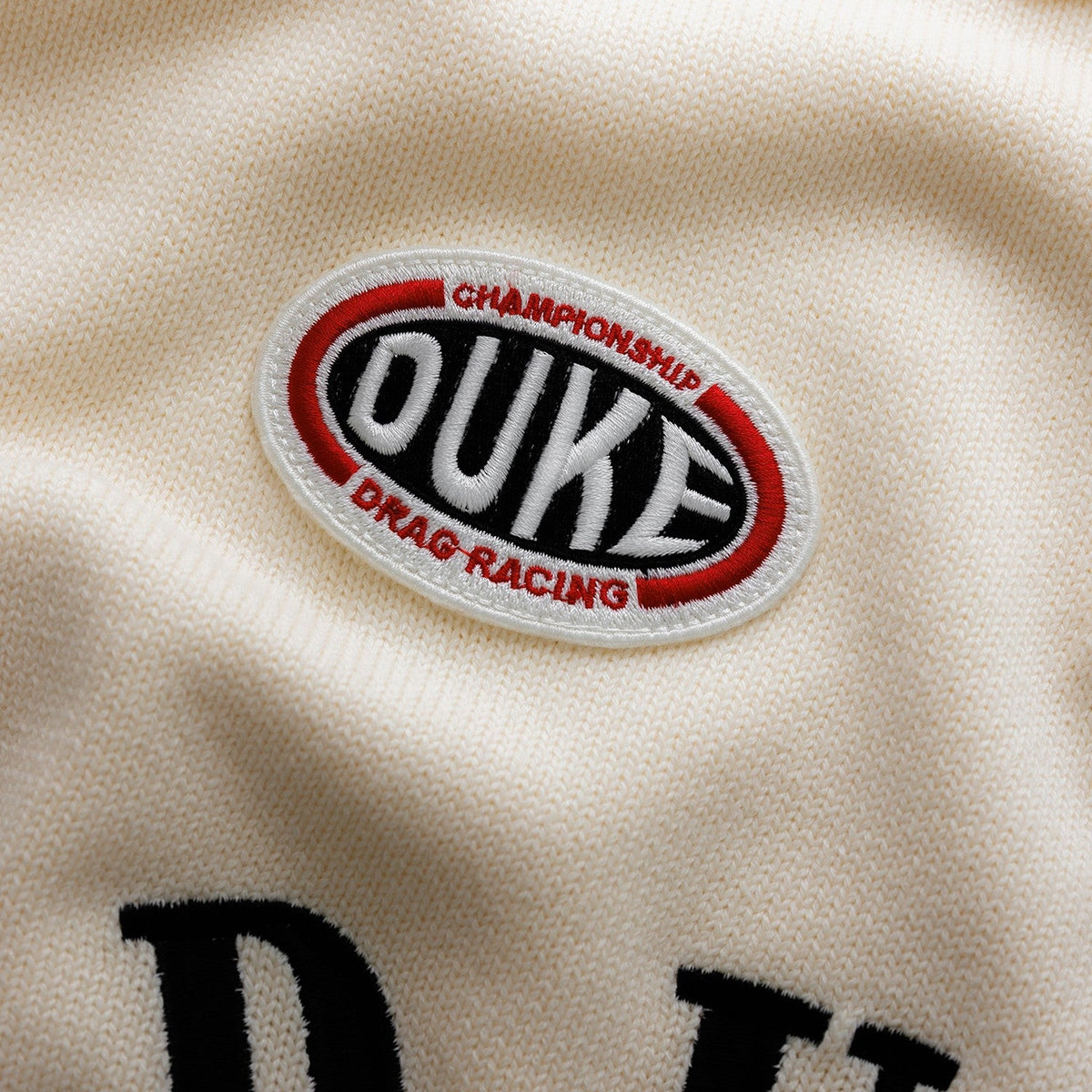 DR4 Cream Racing Polo
